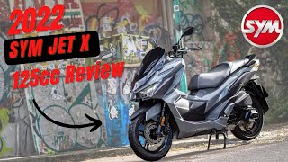 SYM Jet X / GPX Drone 125cc 2021 Euro 5 Scooter UK First Review & Test Ride screenshot 3