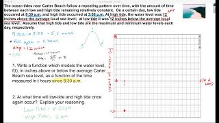 Unit 6 Day 29  Modeling realworld problems with trigonometric functions