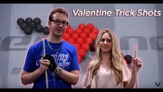 VALENTINES DAY POOL TRICKS Venomette and Venom Trickshots