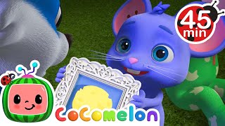 Mimi's Rocket to the Moon | CoComelon Animal Time  Learning with Animals | Nursery Rhymes for Kids