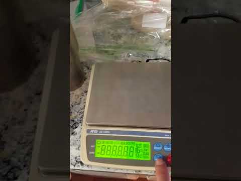 How to change locked EK 1200i  A & D scale from Diamond weight 2 grams ounces Etc