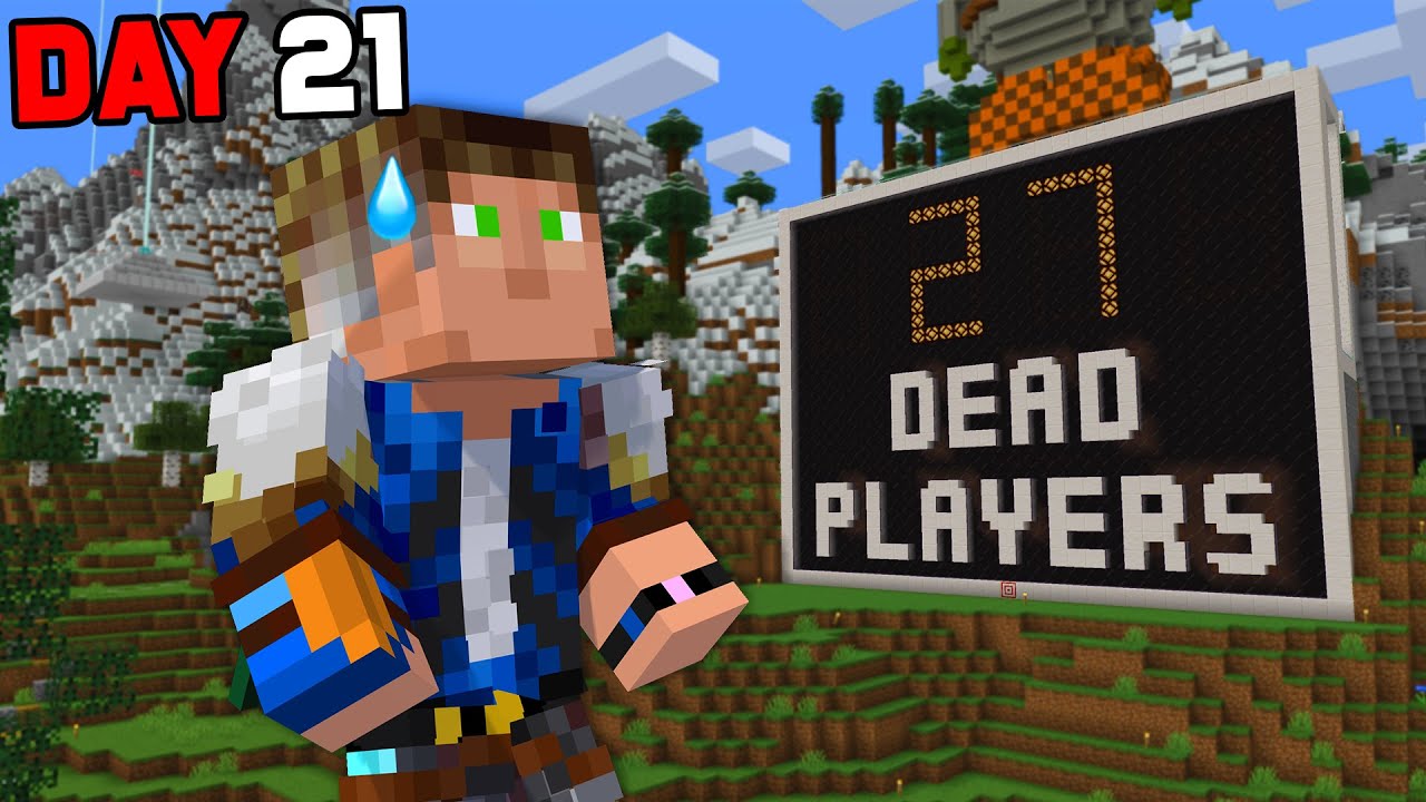 I Survived 30 Days On A Minecraft Hardcore SMP...