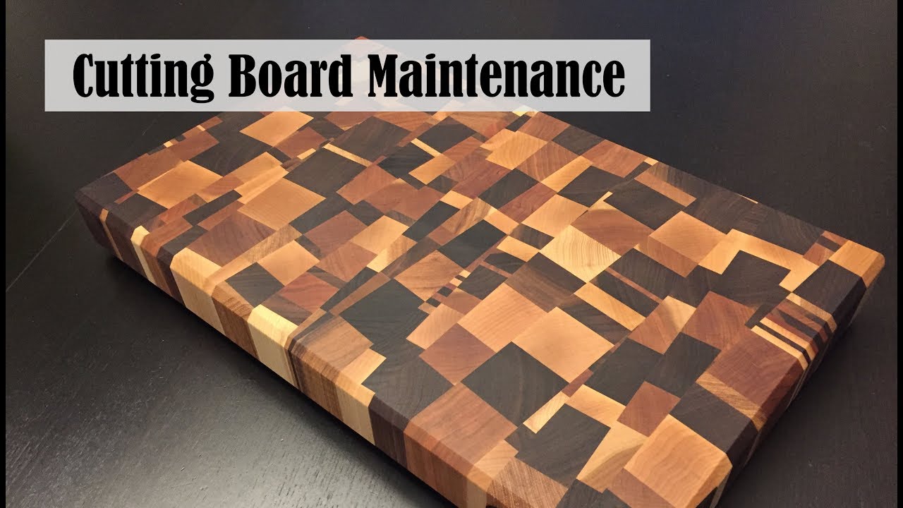 RBW Cutting Board Maintenance for End Grain YouTube