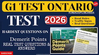 G1 test Ontario 2025 | G1 Practice Test Ontario 2025 | G1 Driving Test - All 2026 Exam Questions screenshot 5