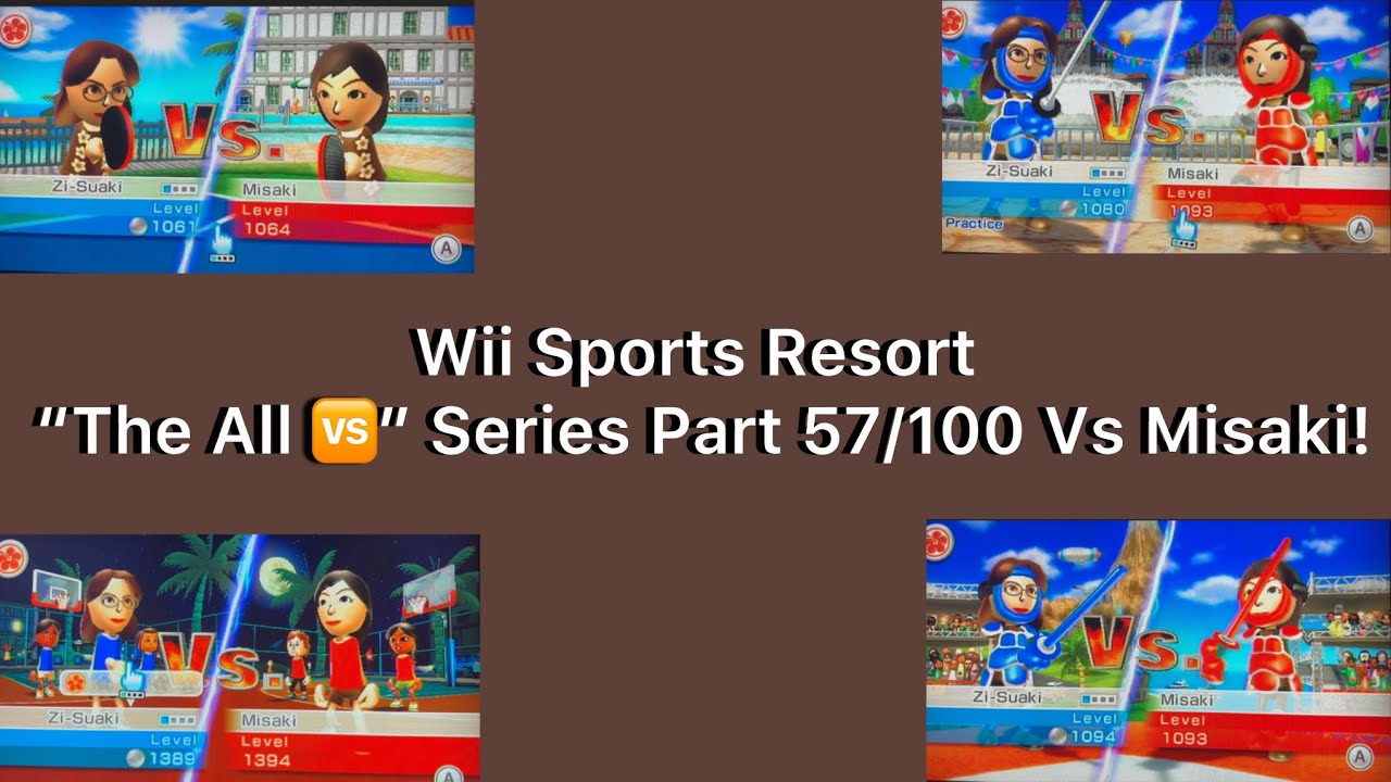 Wii Sports Resort “The All 🆚” Series Part 57/100 Vs Misaki!