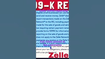 Zelle small Business 1099k reporting