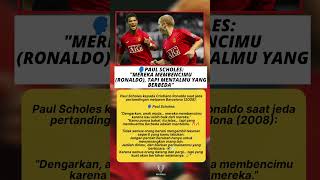 Motivasi Scholes ke Ronaldo di UCL 2008 #shorts #football