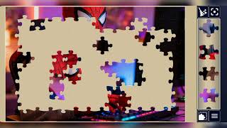 Cute spider 🕷️🕸️ man work a laptop 💻 office //Cartoon jigsaw puzzles 