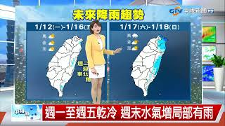 Download Lagu 【雅方氣象報報】中南部日夜溫差大 嘉義最低溫8.3度│中視晚間氣象 20260111 MP3