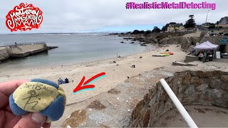 Lover’s Point Beach Metal Detecting! Pacific Grove, California!