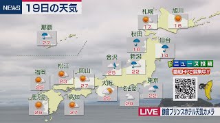 ５月19日の天気