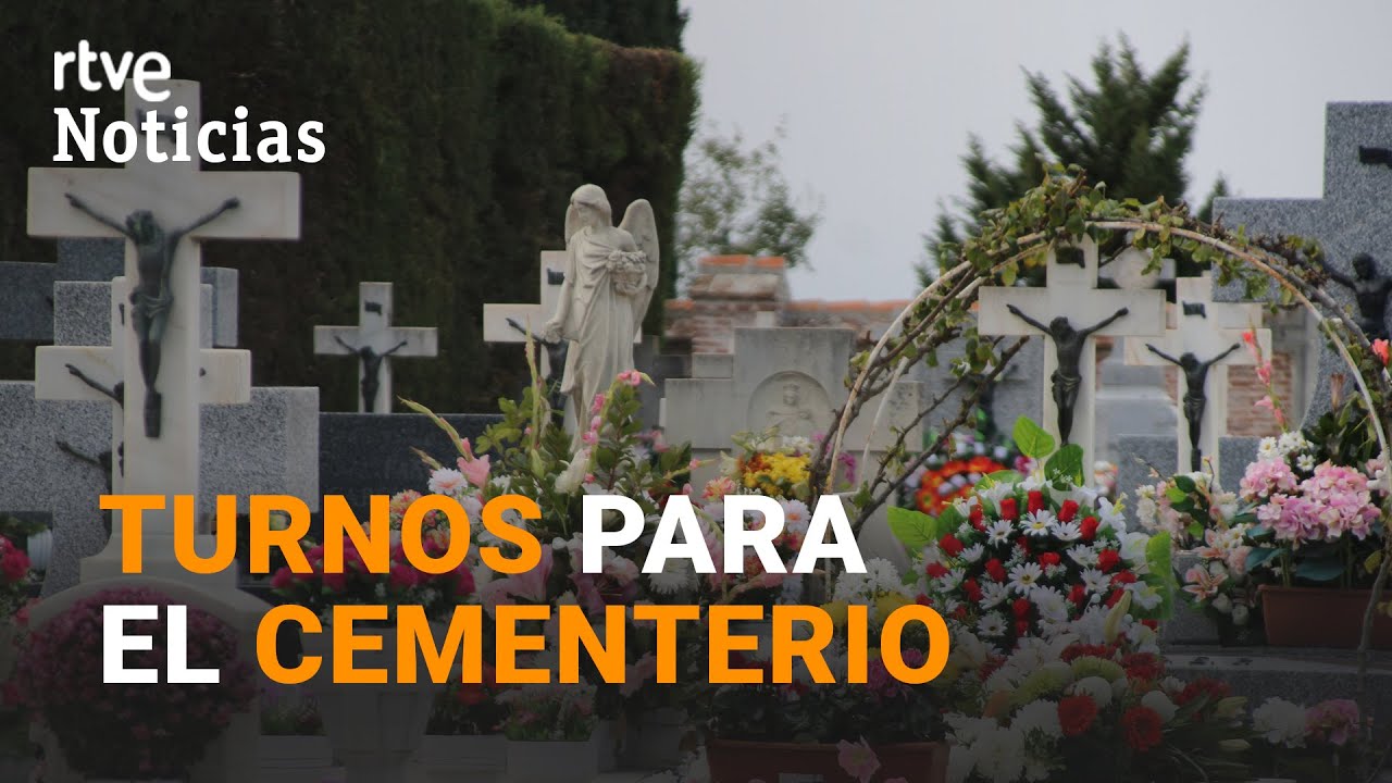 SORTEO de TURNOS en el CEMENTERIO para EVITAR AGLOMERACIONES el DÍA DE TODOS LOS SANTOS I RTVE