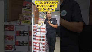 UPSC EPFO APFC Book: 2100 Most Important MCQs With Detailed Solutions