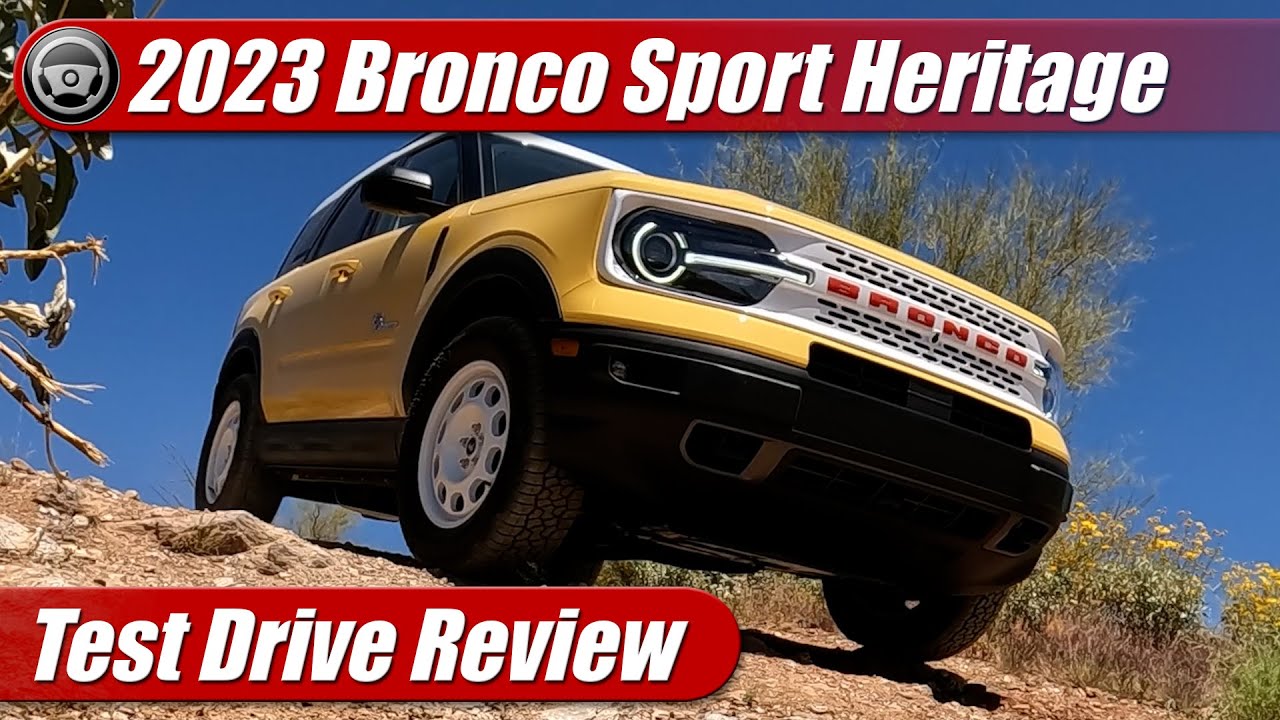 2023 Ford Bronco Sport Heritage Limited Test Drive Review YouTube
