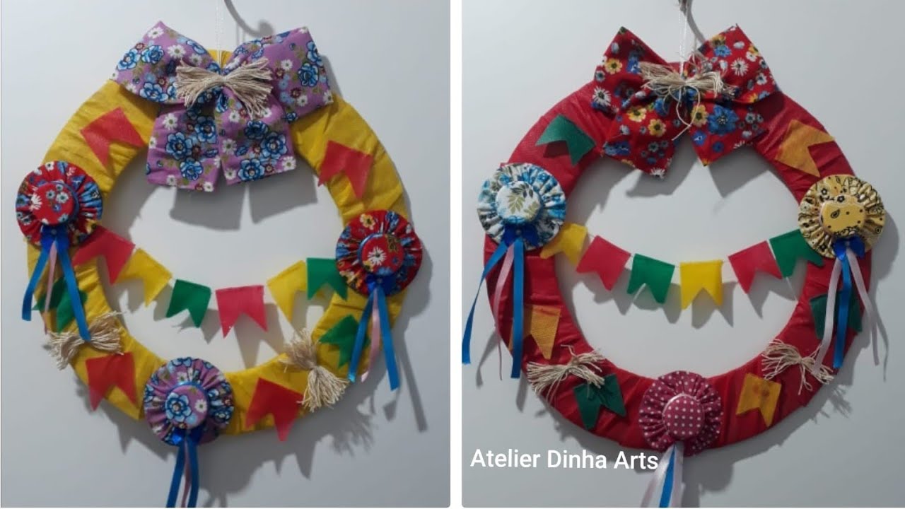 Guirlanda de são João (fácil e rápido)