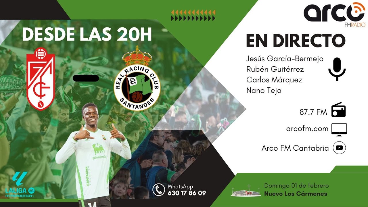 🔴GRANADA - RACING [EN DIRECTO] ⚽01.02.2026 - YouTube
