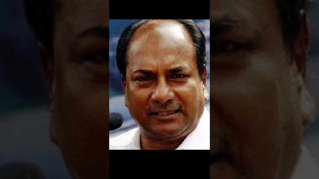 A. K. Antony 6th Chief Minister of Kerala