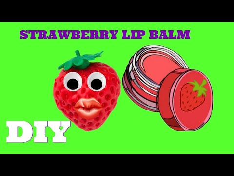 How to make strawberry sparkle lip balm