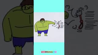 How to draw simple Hulk Very easy ( drawing )