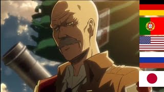 Commander Pixis Speech In 5 Languages - Attack On An - Shingeki No Kyojin