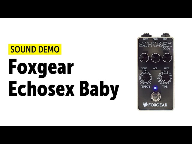 foxgear echosex baby tape echo delay