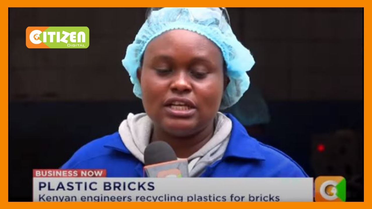 Business Now Kenyan engineers recycling plastics for bricks YouTube