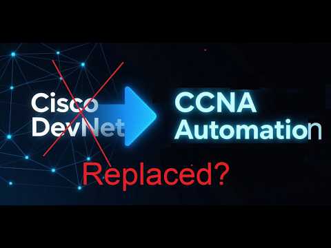 Did DevNet Associate Become CCNA Automation - YouTube