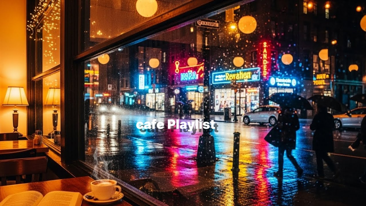 [Playlist] 비 내리는 밤 감성 가득한 카페에서 듣기 좋은 음악 | Rainy Night Cafe Jazz