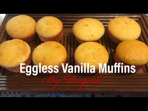 eggless-vanilla-muffins-recipe