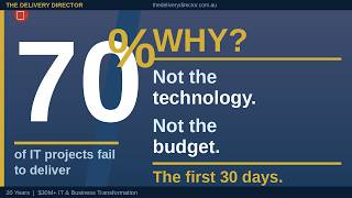 Why 70% of IT Projects Fail — And What To Do About It