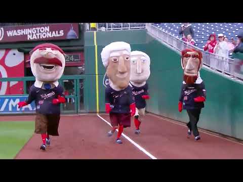 Video: Washington Nationals 'Hráč pohání Cross Country se svým anglickým buldokem