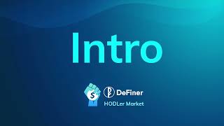Intro to How to Create a HODLer Market