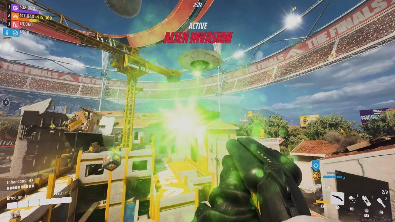 THE FINALS - UFO DESTROYS BUILDING! (Alien Invasion) - YouTube