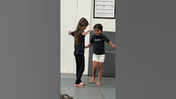 Abella Got Her First Stripe In Jiu Jitsu Shorts 