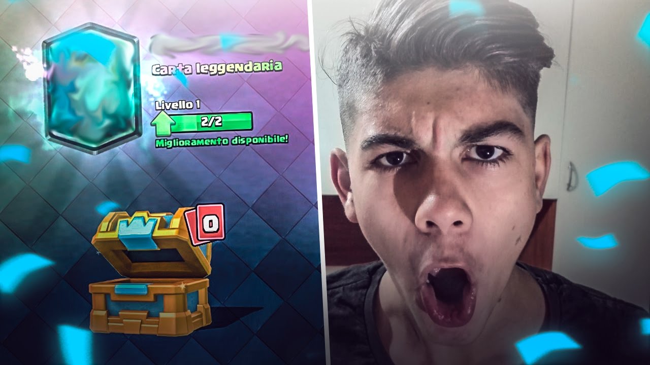 HO TROVATO UNA LEGGENDARIA NEL BAULE GRATIS!! CLASH ROYALE ITA - YouTube
