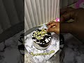 Abstract Chocolate Drizzle Cake Design 🎂 | hanacake #cakedesign #cakeideas #shorts