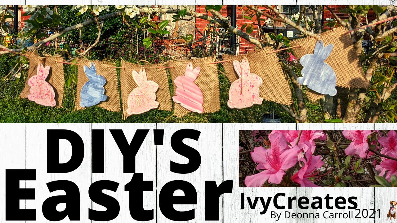 DIY Shabby Chic Easter Decor | Dollar Tree Easter DIYs | Farmhouse ...