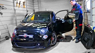 FIAT 500 DOOR WINDOW GLASS REPLACEMENT REMOVAL