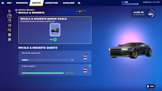 How To COMPLETE ALL RIVALS & ROCKETS BONUS GOALS QUESTS in Fortnite! (Free Havoc Body Car)
