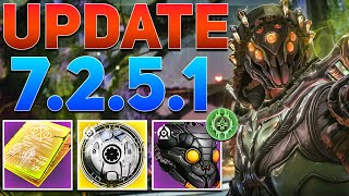 Spectral Page Farm NERFED, New Eververse Items & HELM Radio Message (Update 7.2.5.1) | Destiny 2