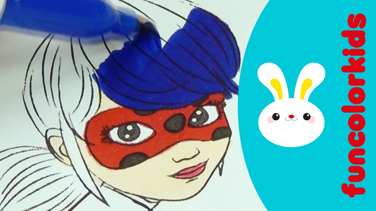 ???? FUN COLOR KIDS ??? LADYBUG ??? coloring with markers ???? - YouTube