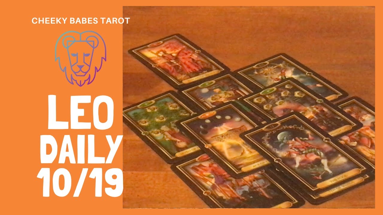 LEO Daily Tarot - 10/19 Divine Timing Brings A Visitor And A Cup