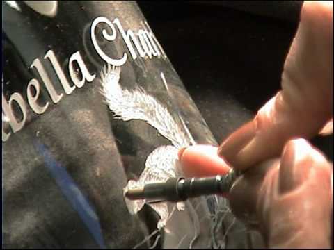 PART 1 - Glass Engraving - Christening goblet - Le...