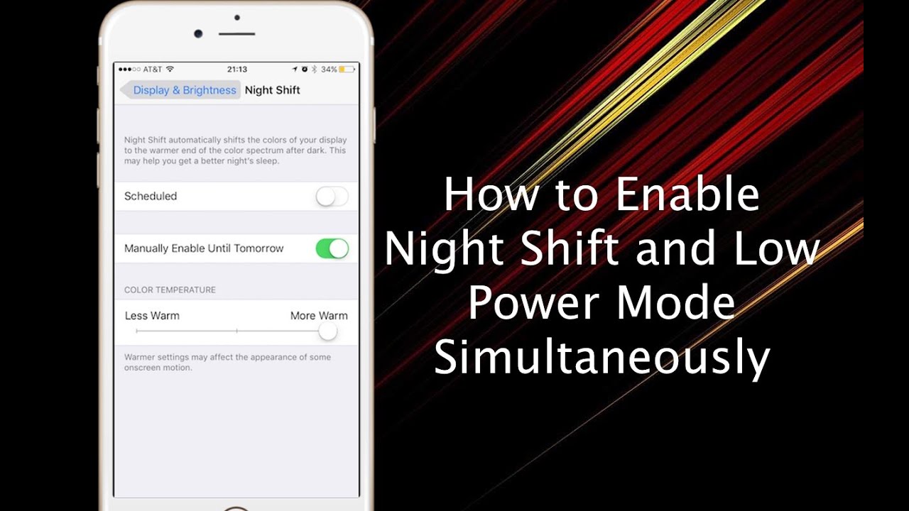 How to Enable 'Night Shift' Mode to Prevent Your iPhone from Keeping You  Awake at Night « iOS & iPhone :: Gadget Hacks