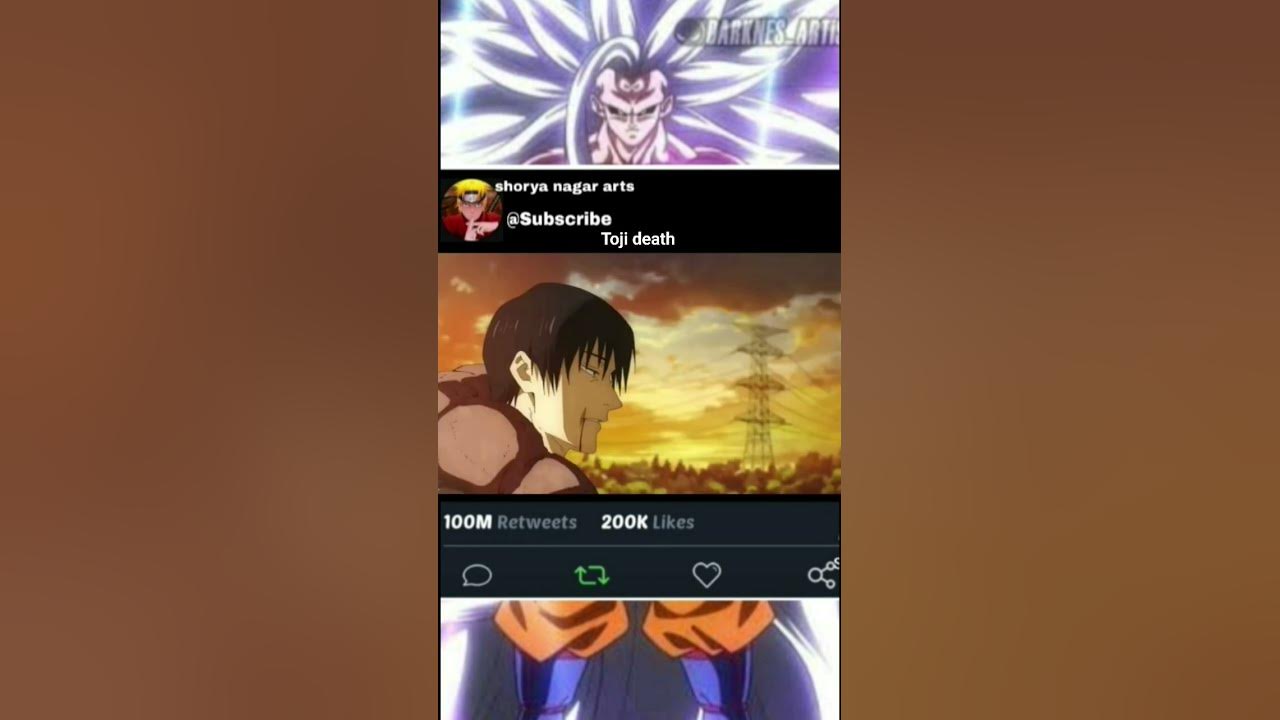 Toji fushiguro death scene - YouTube