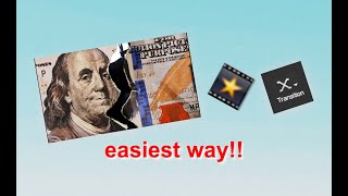 Money Rip Transition Effect on VideoPad! | VideoPad Tutorial