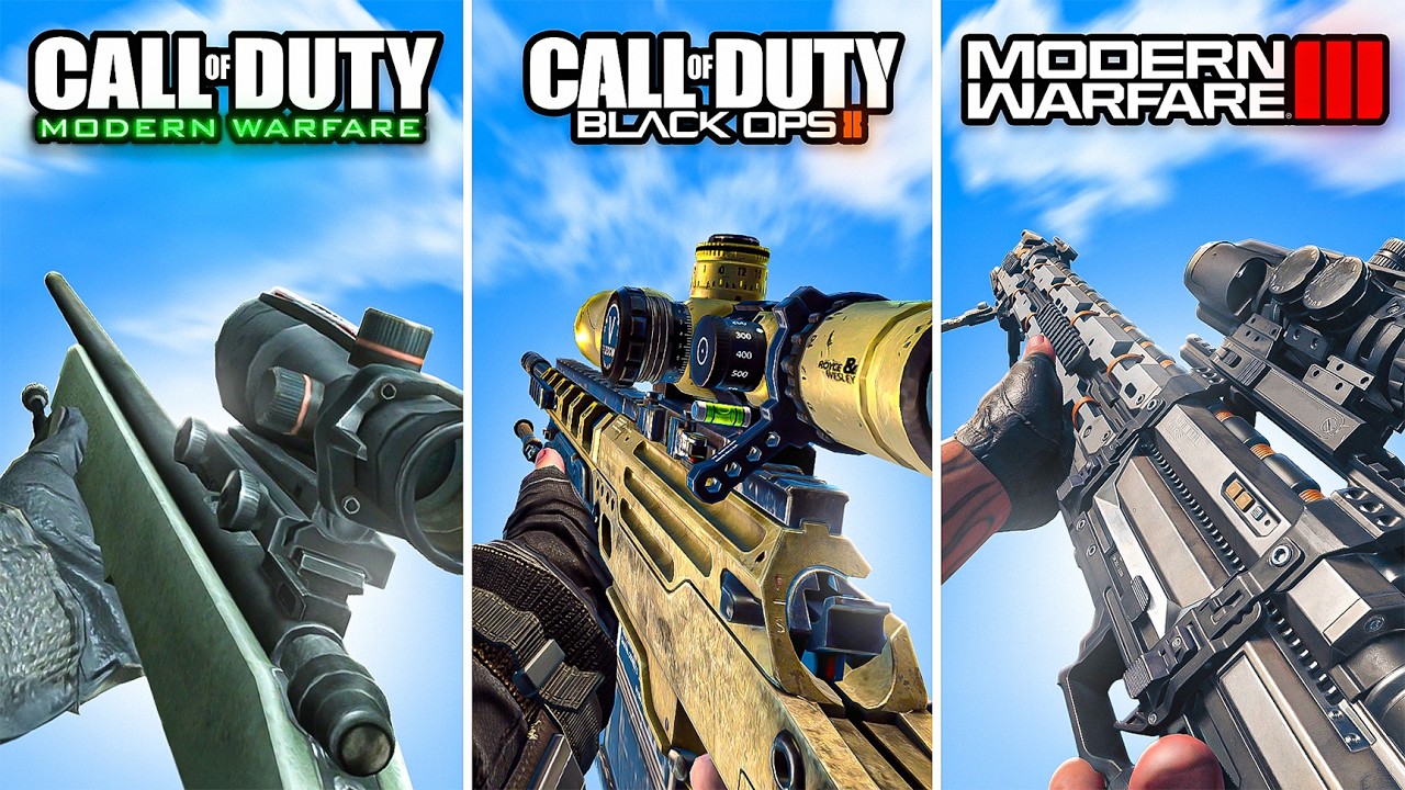 Using the BEST Sniper in EVERY COD but....