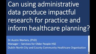 SHARE AND LEARN KNOWLEDGE TRANSLATION WEBINAR: 3. Dr. Austin Warters, July 27th 2022