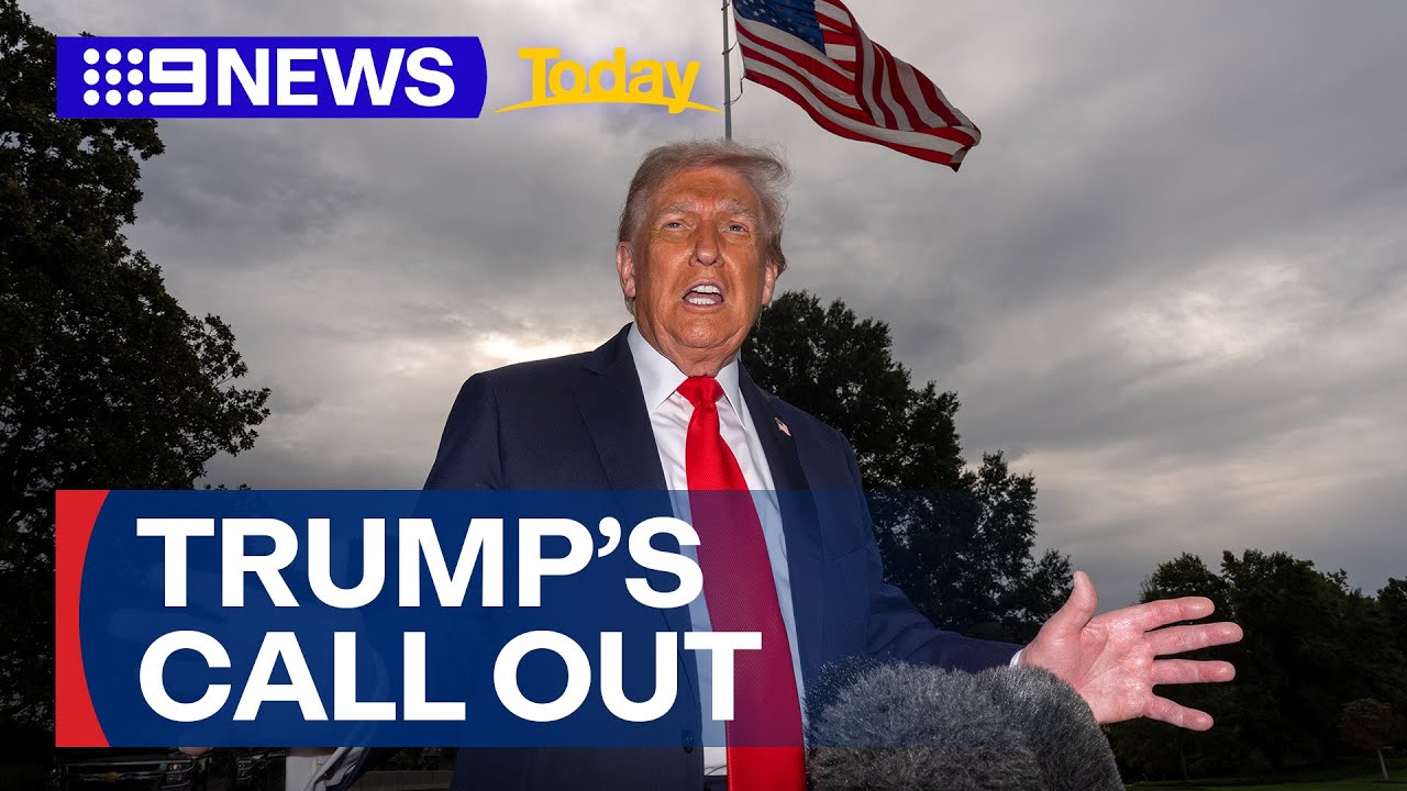 'You're hurting Australia': Trump slams Aussie journalist | 9 News Australia