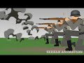 WW2 Stick nodes D-Day Omaha Beach Part.2 | Sticknodes animation | Stick Nodes war